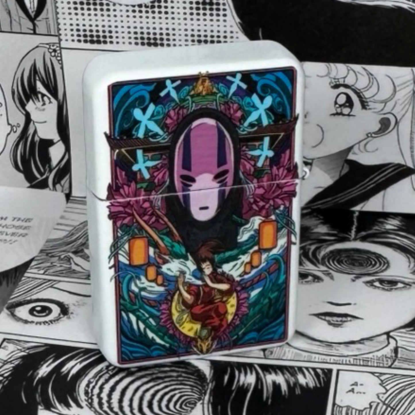 No Face, Chihiro, and Haku Lighter