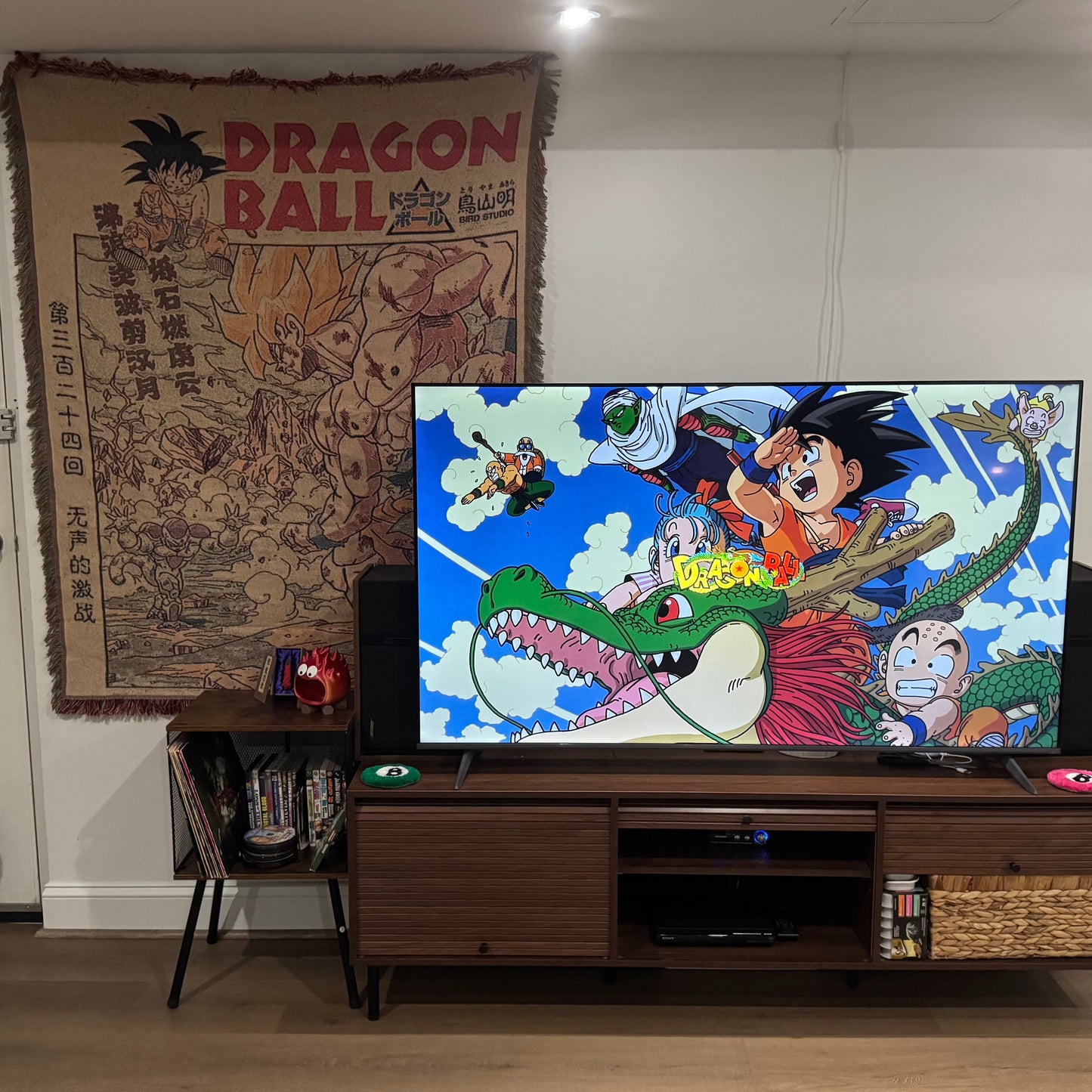 Saiyan Goku Hand Woven Tapestry, Blanket, Rug