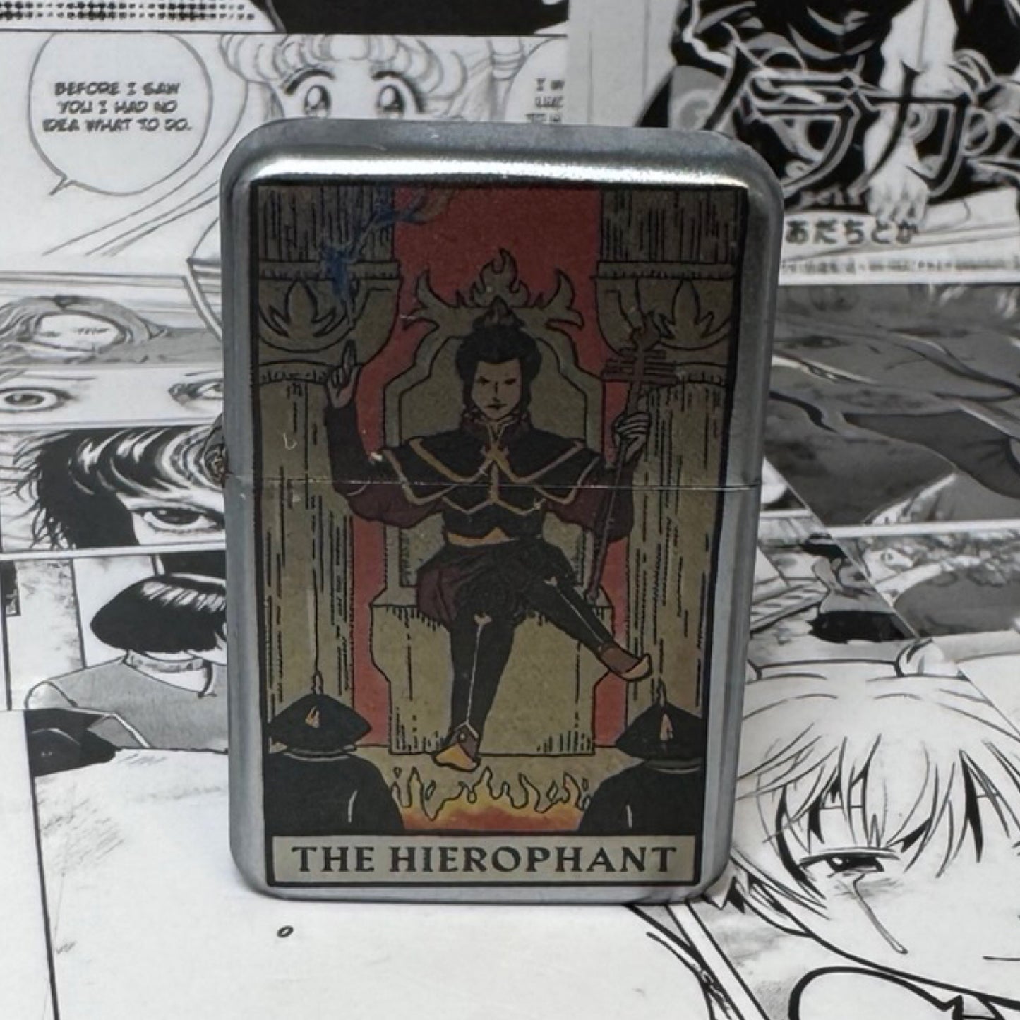 Princess Azula The Hierophant Tarot Card Lighter