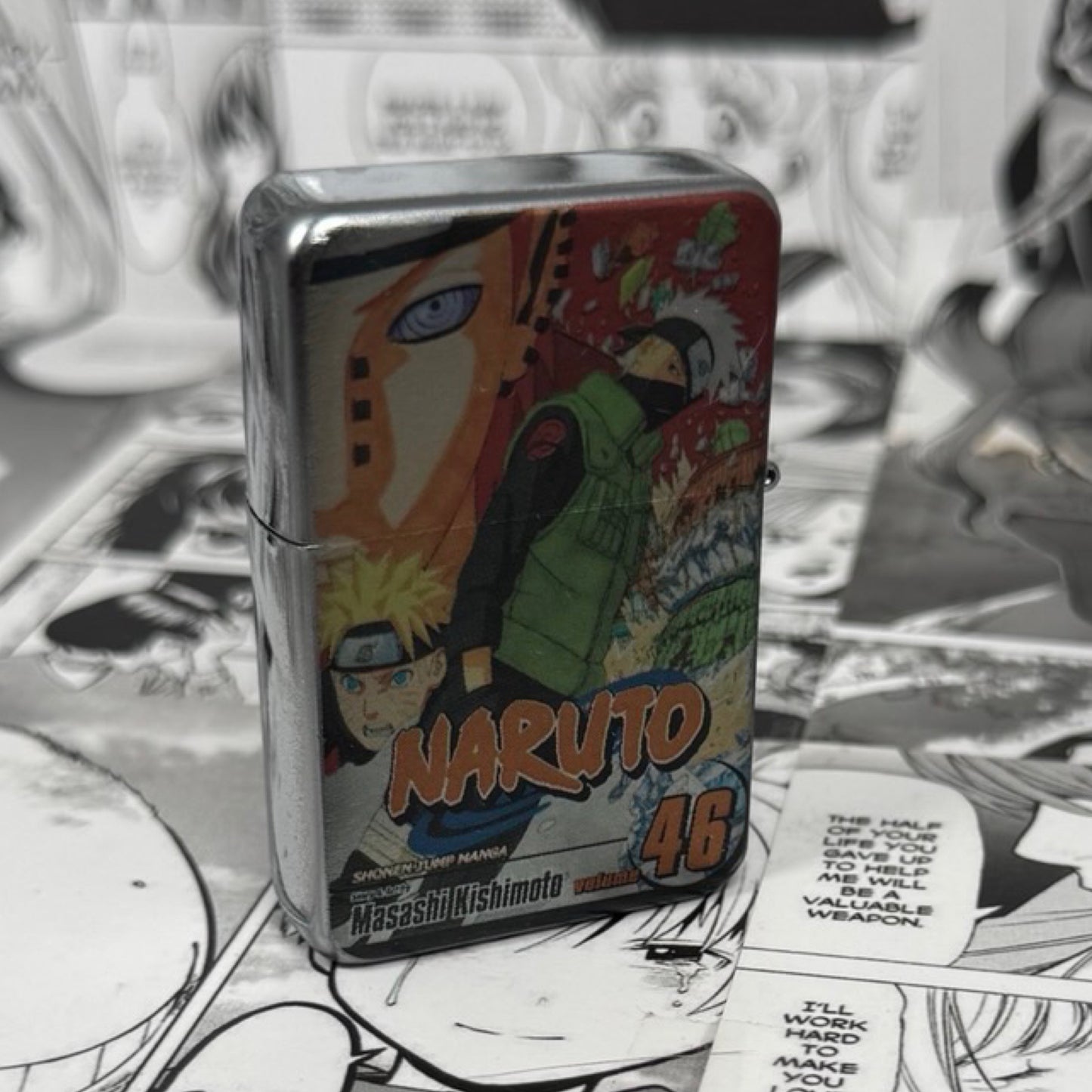 Kakashi Pain Manga Cover 46 Lighter