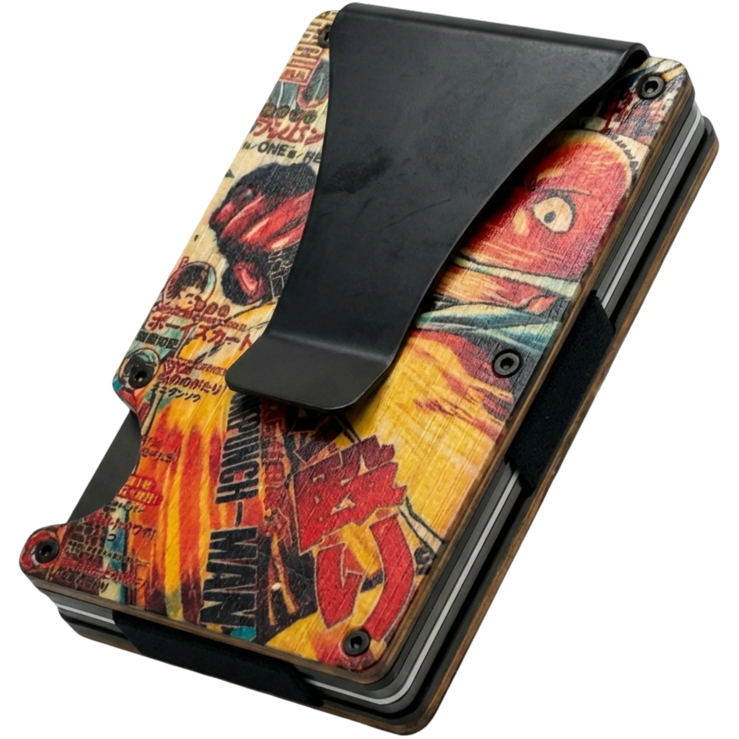 One Punch Bamboo RFID Wallet - Slim Card Holder