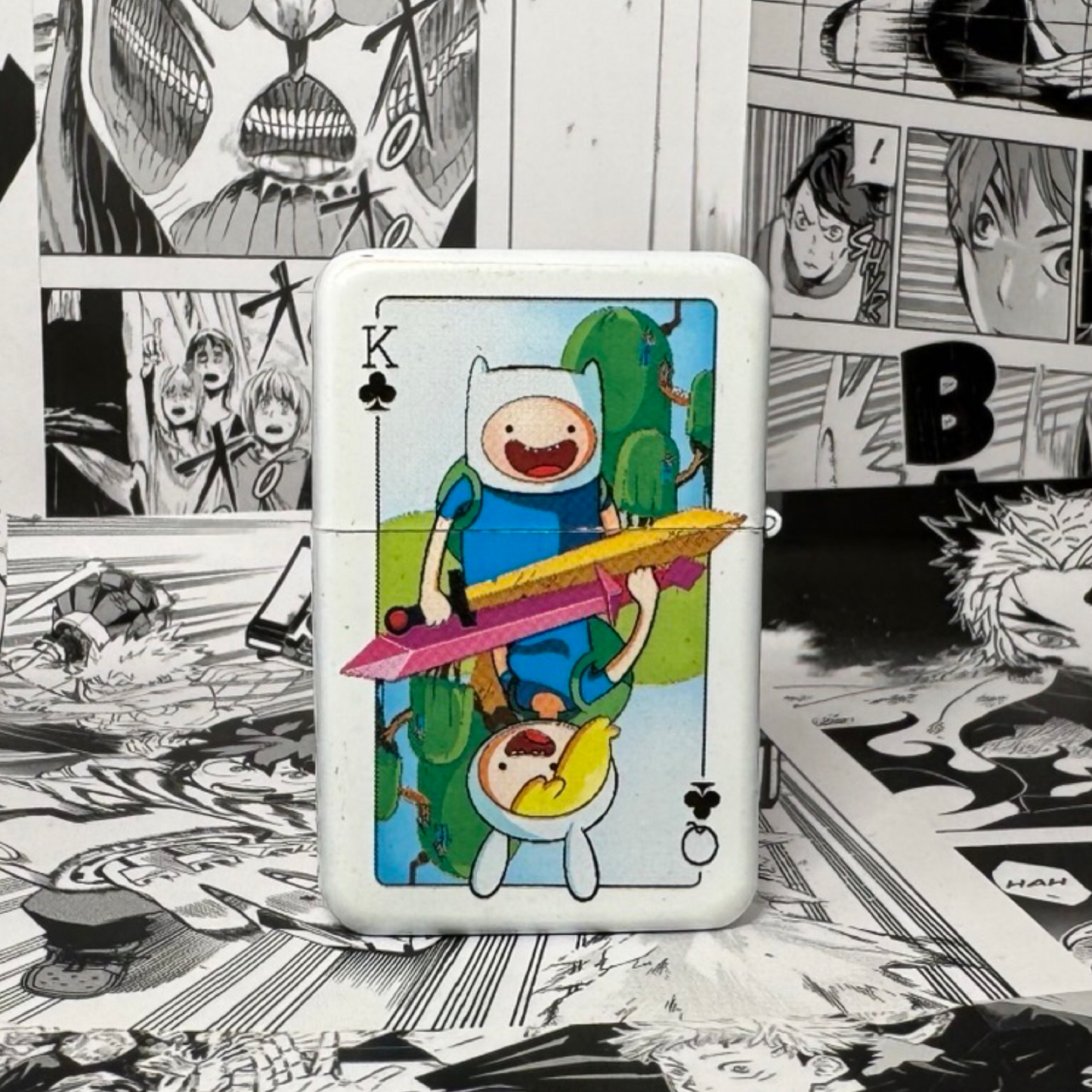 Jake and Fionna Card Lighter