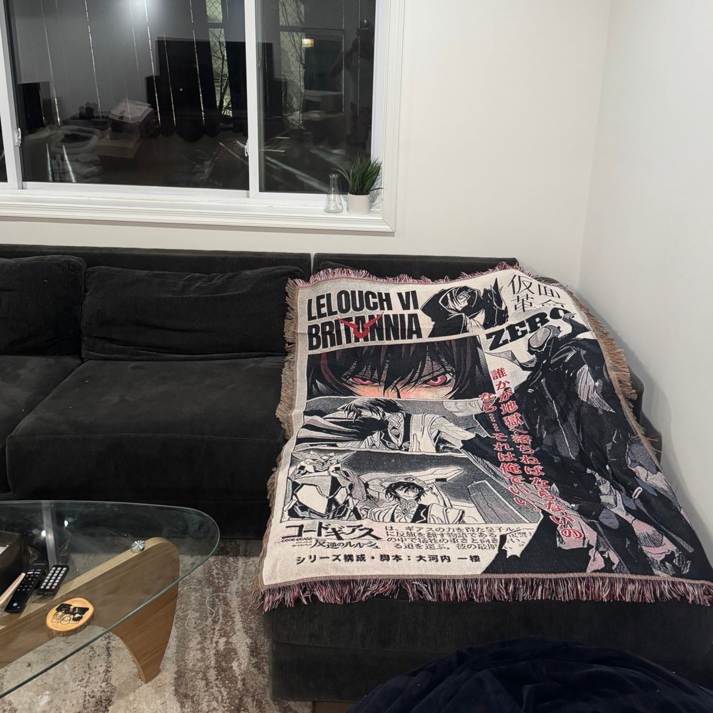 Code Geass Woven Tapestry, Blanket, Rug