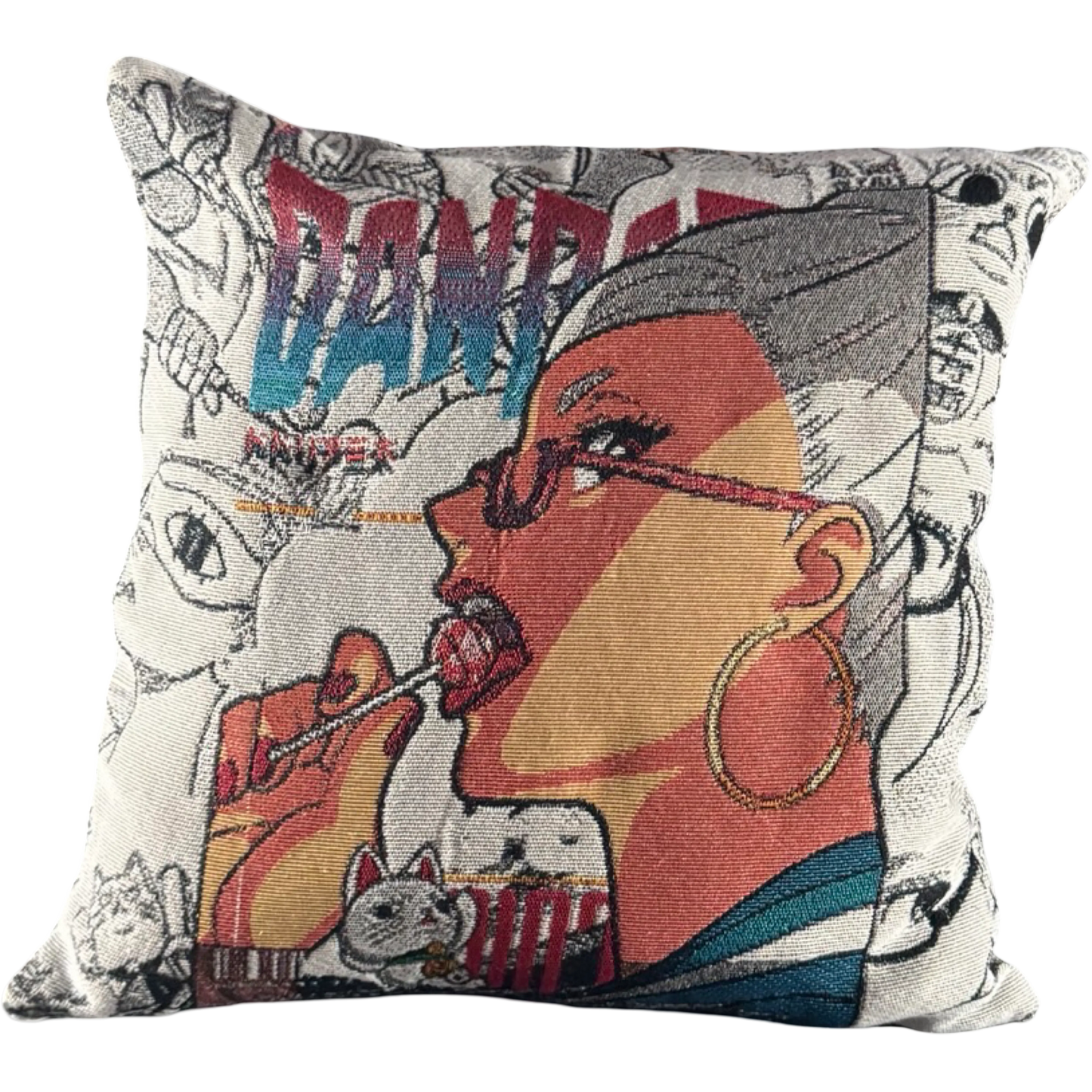 Granny Seiko Woven Pillow Cover