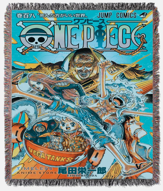 Luffy & Kizaru Hand Woven Tapestry, Blanket, Rug