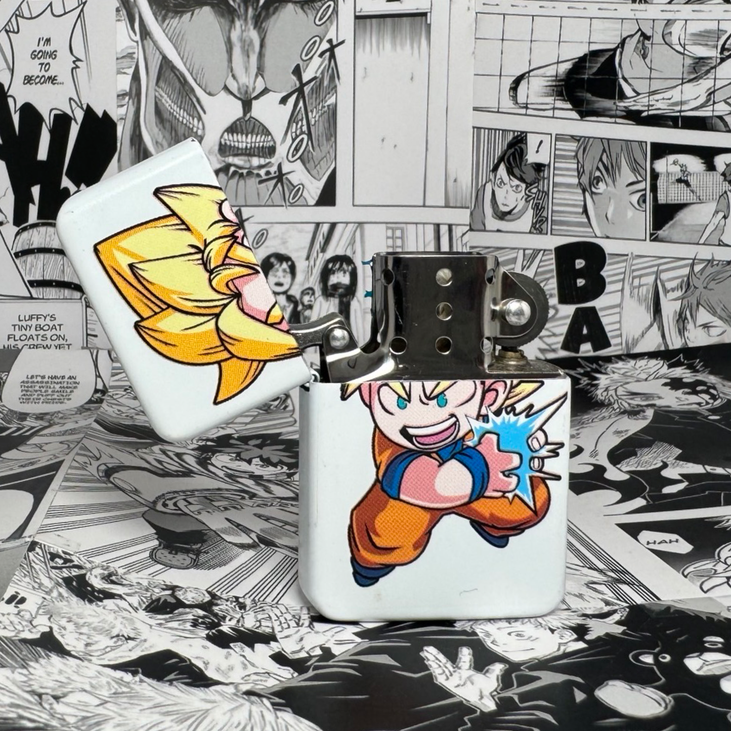 Chibi Goku Kamehameha Lighter