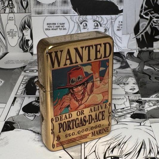 Portgas D. Ace Wanted Poster Lighter