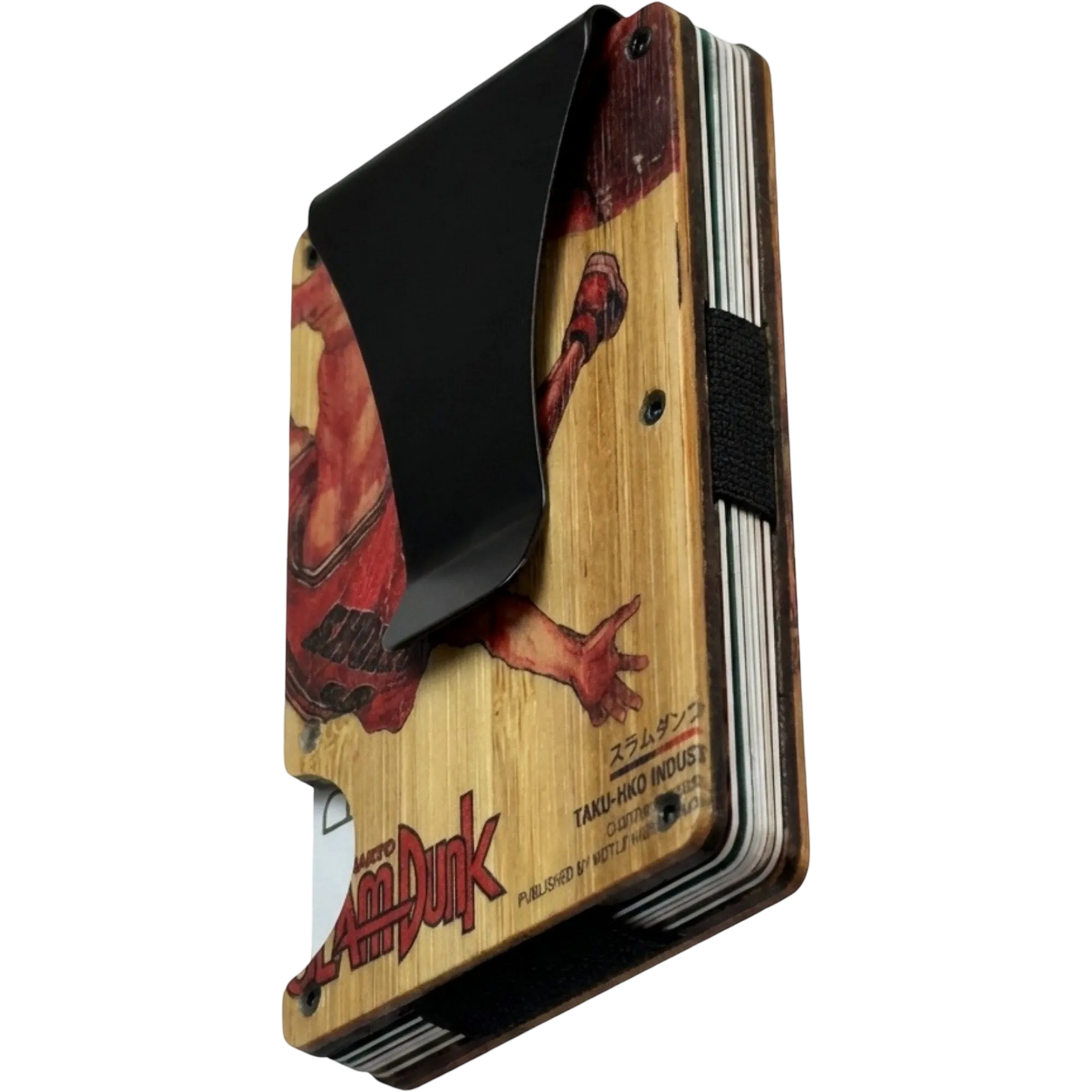 Slam Dunk Bamboo RFID Wallet - Slim Card Holder