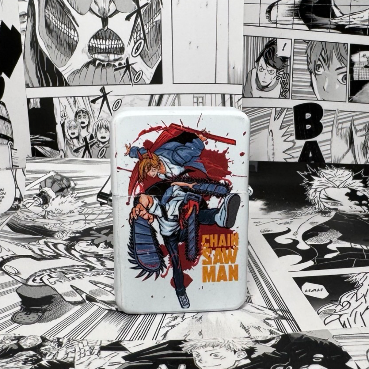 Denji and Power Lighter