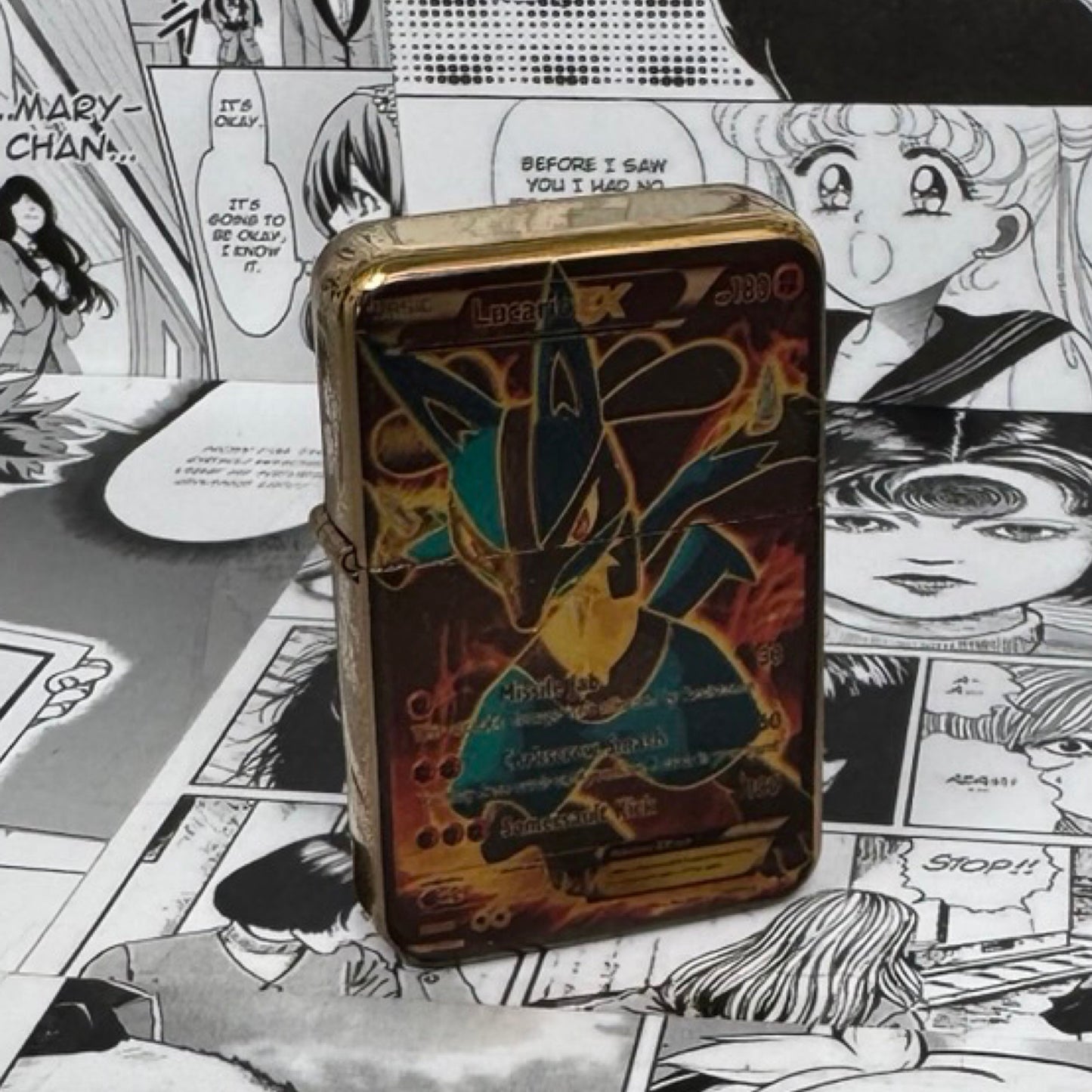 Lucario EX Pokémon Card Lighter