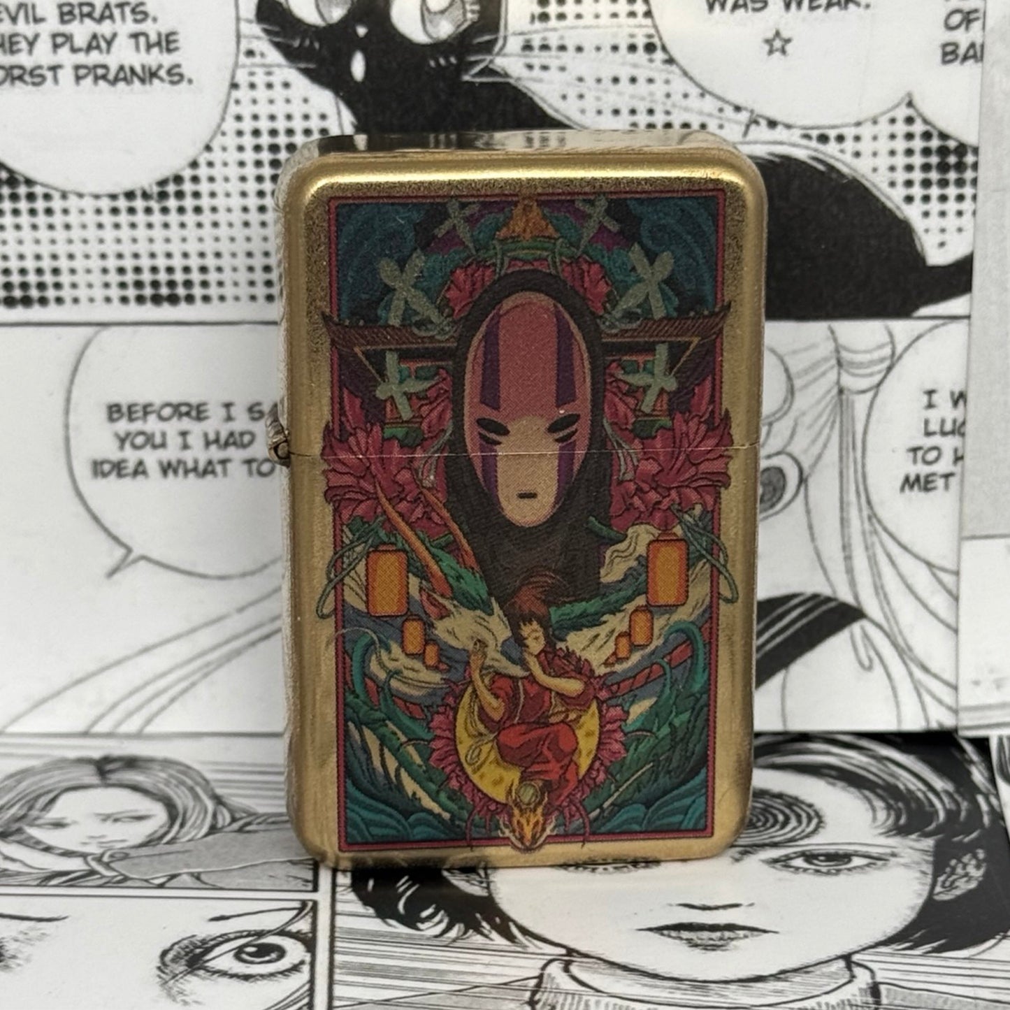 No Face, Chihiro, and Haku Lighter