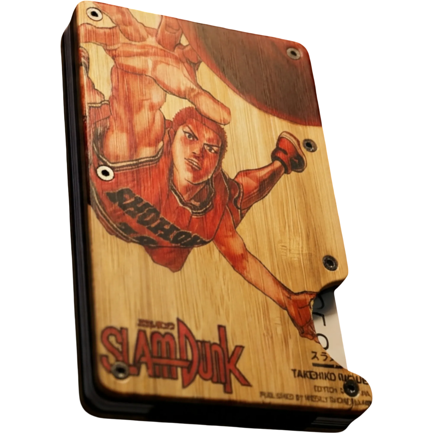 Slam Dunk Bamboo RFID Wallet - Slim Card Holder