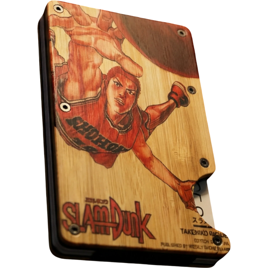Slam Dunk Bamboo RFID Wallet - Slim Card Holder