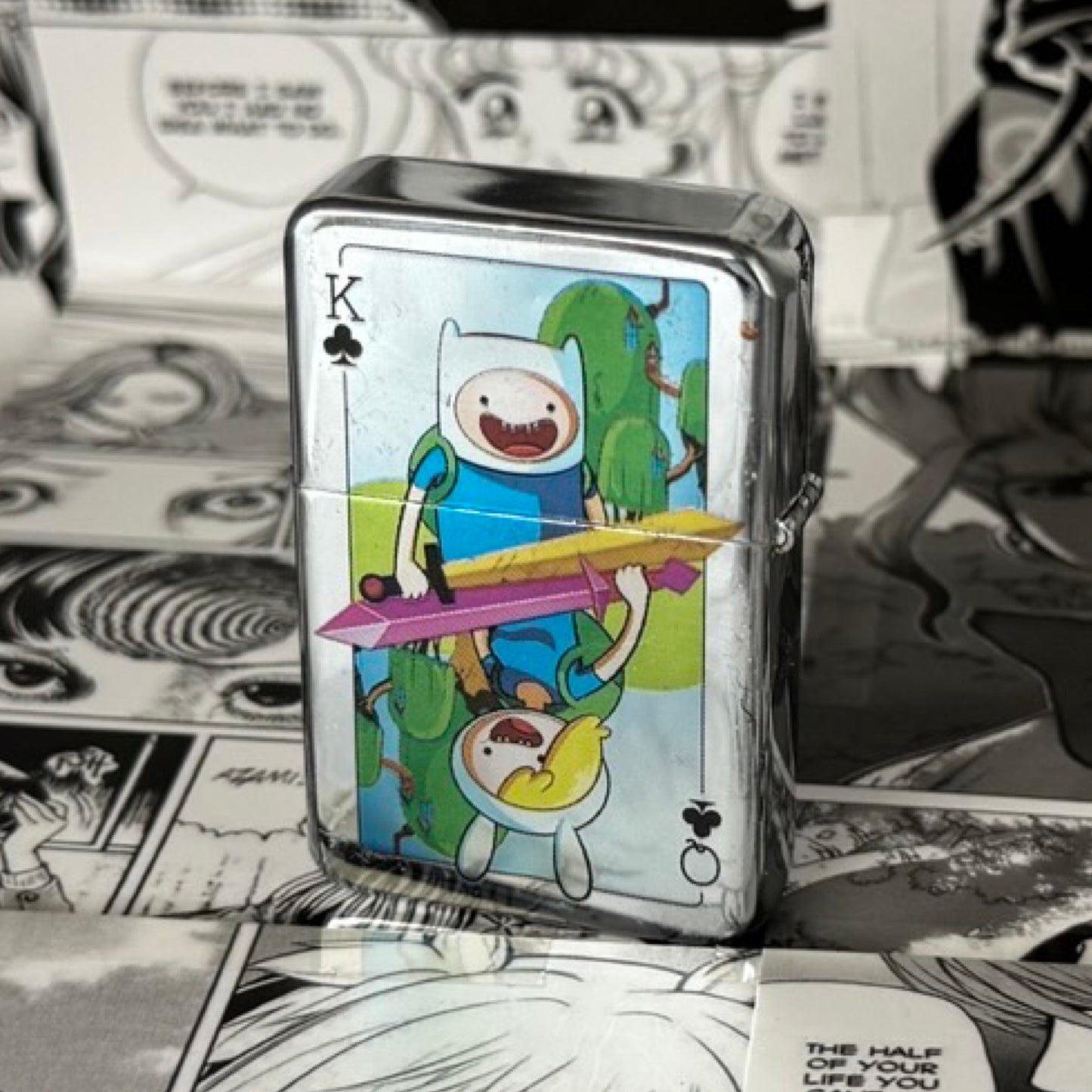 Jake and Fionna Card Lighter