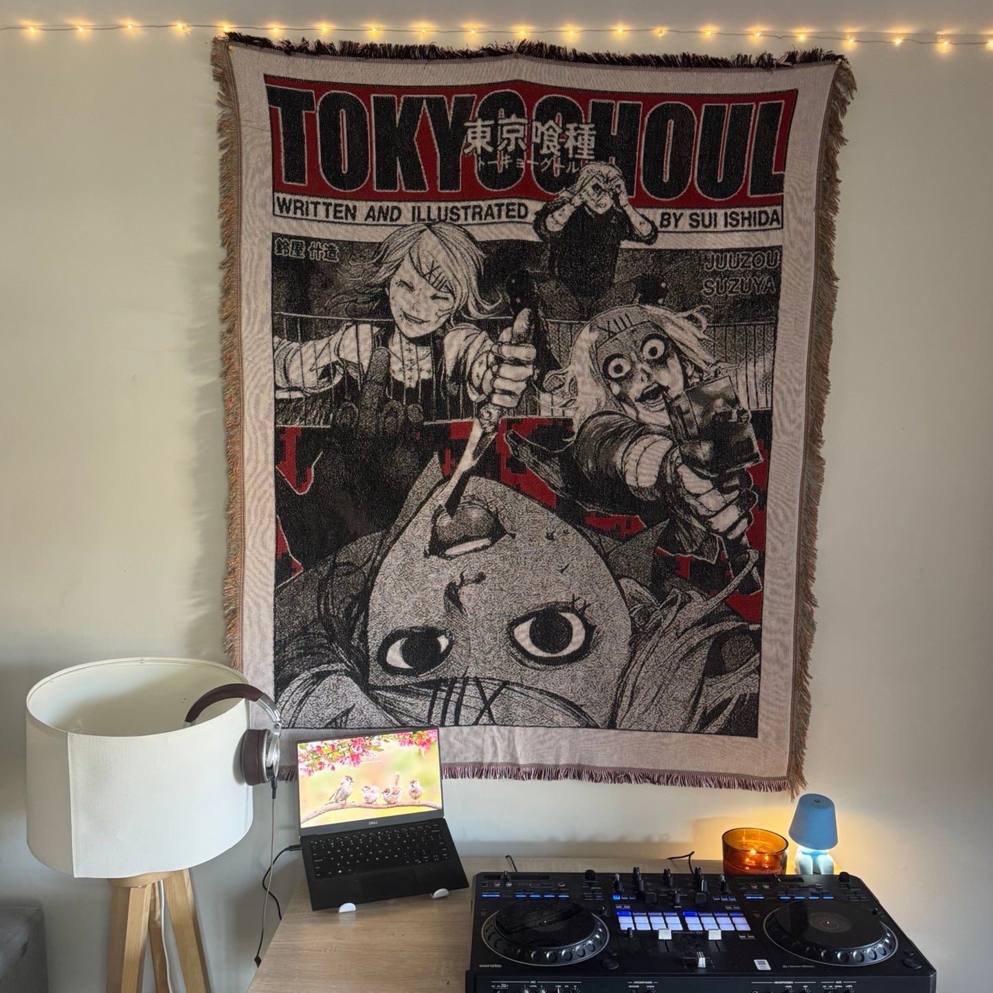 Juuzou Suzuya Hand Woven Tapestry, Blanket, Rug