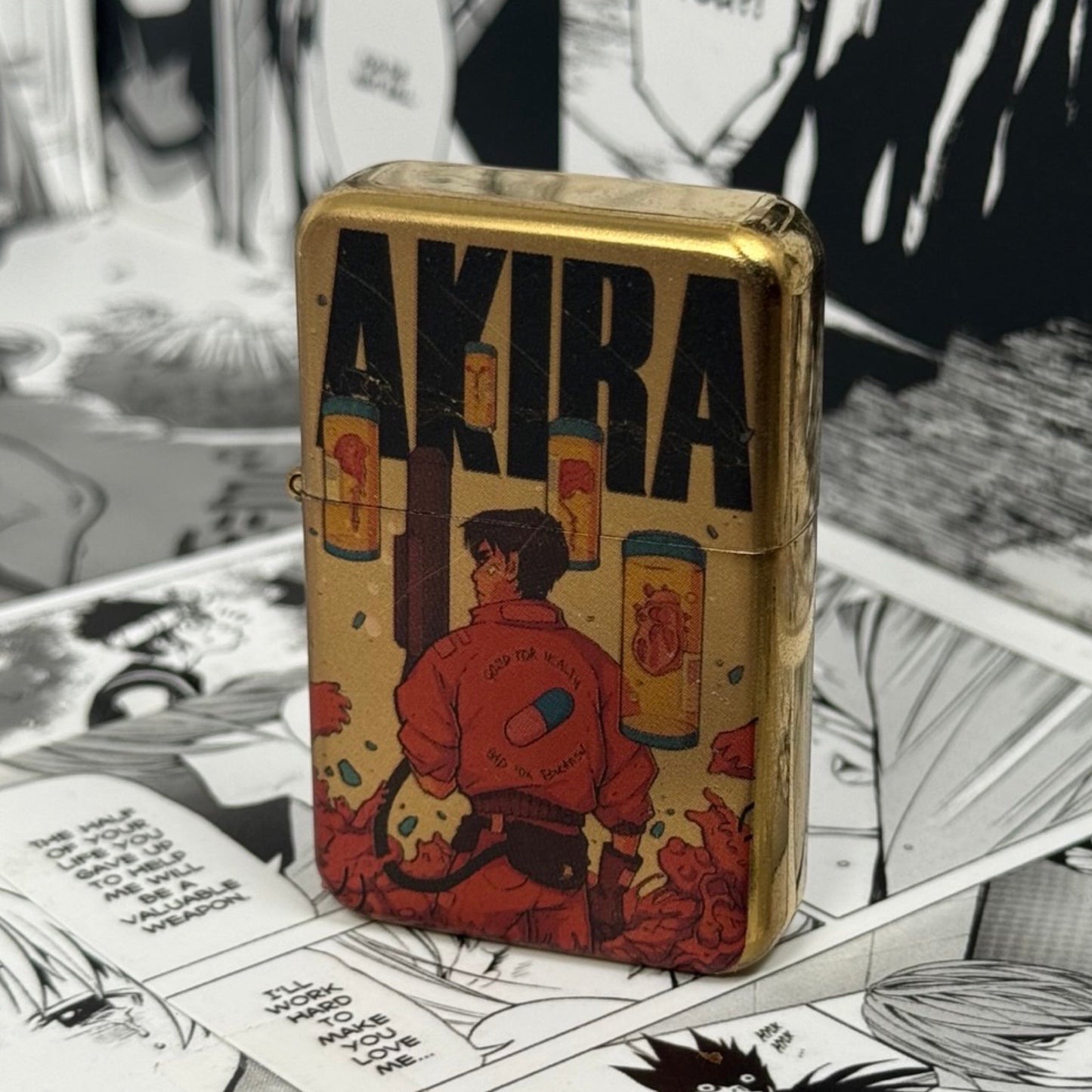 Akira Pill Good For Health Flip Lighter