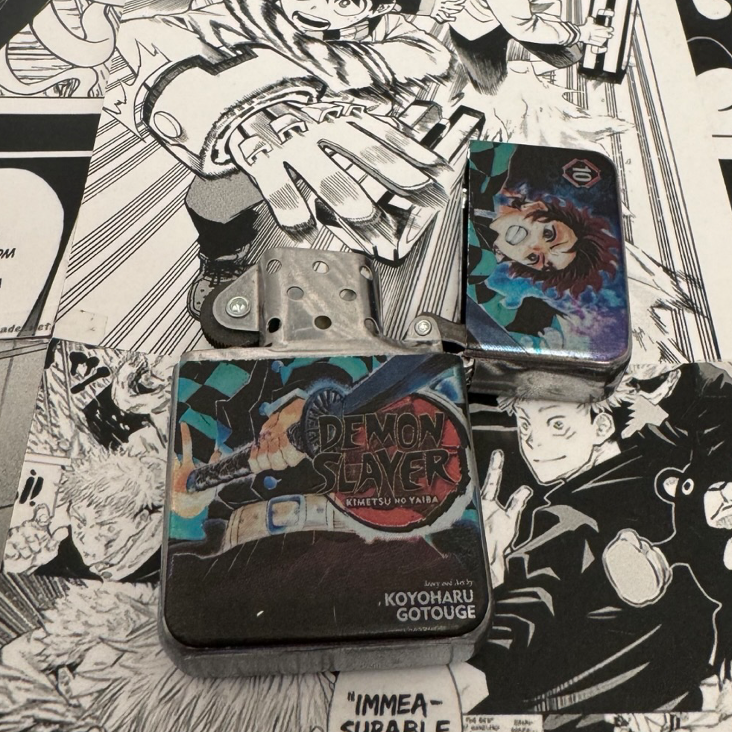 Tanjiro Manga Cover 10 Lighter