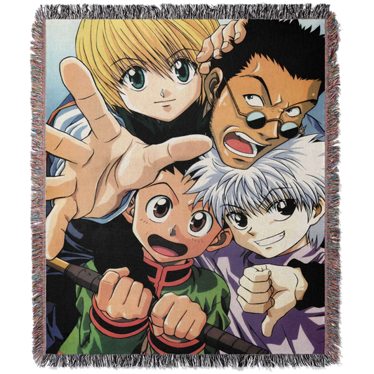 Hunter Hunter Hand Woven Tapestry, Blanket, Rug