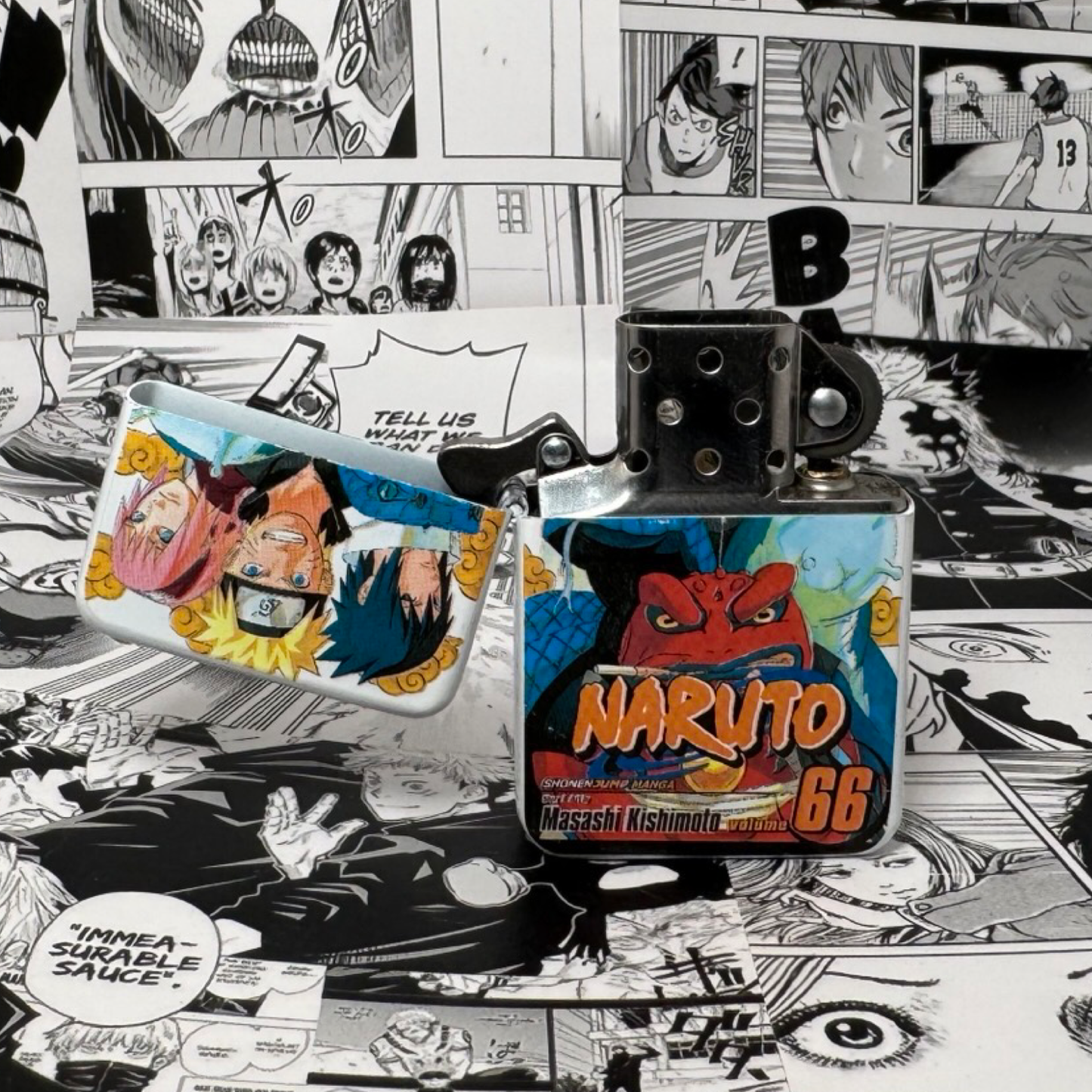Team 7 Manga Cover 66 Lighter