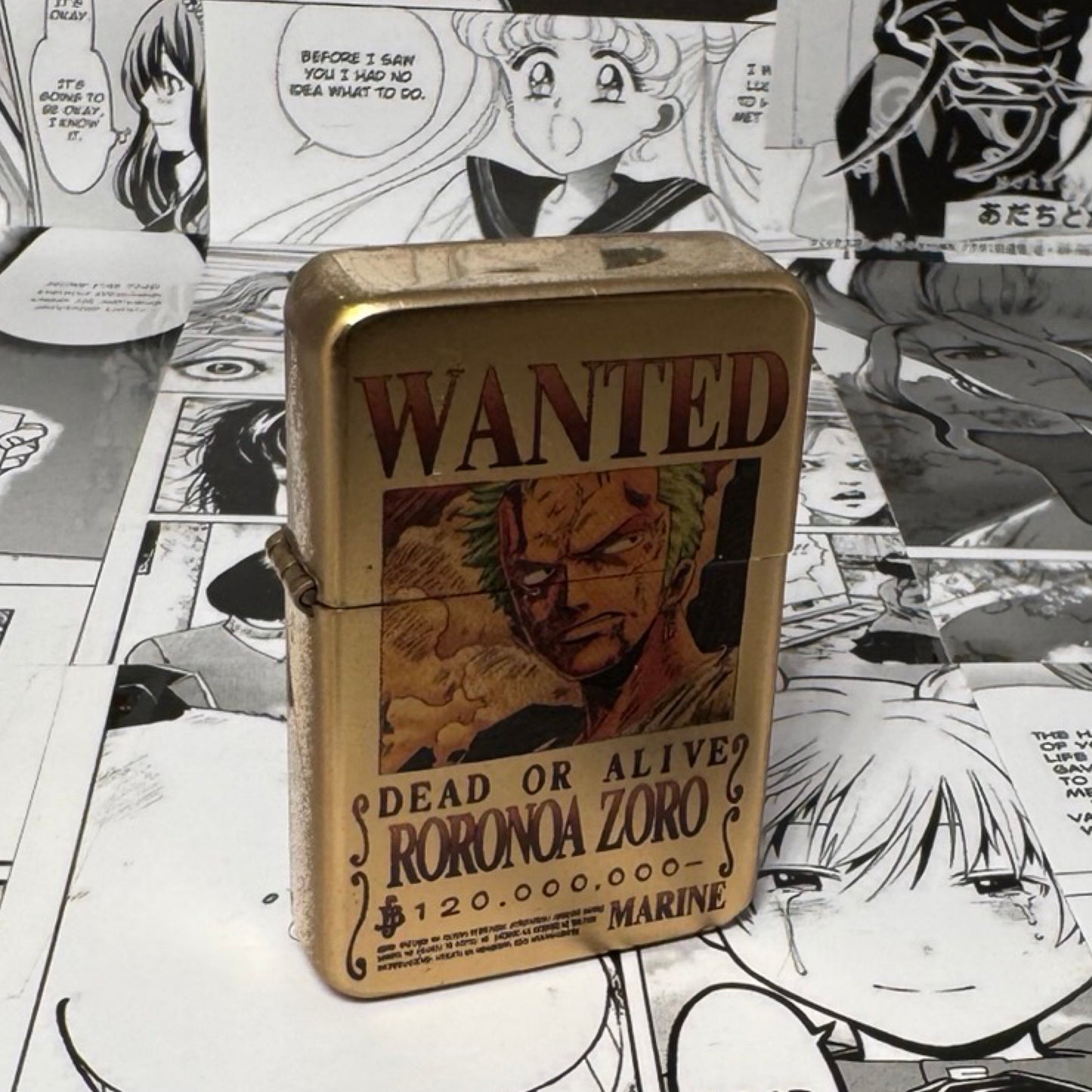 Zorro Wanted Poster Lighter