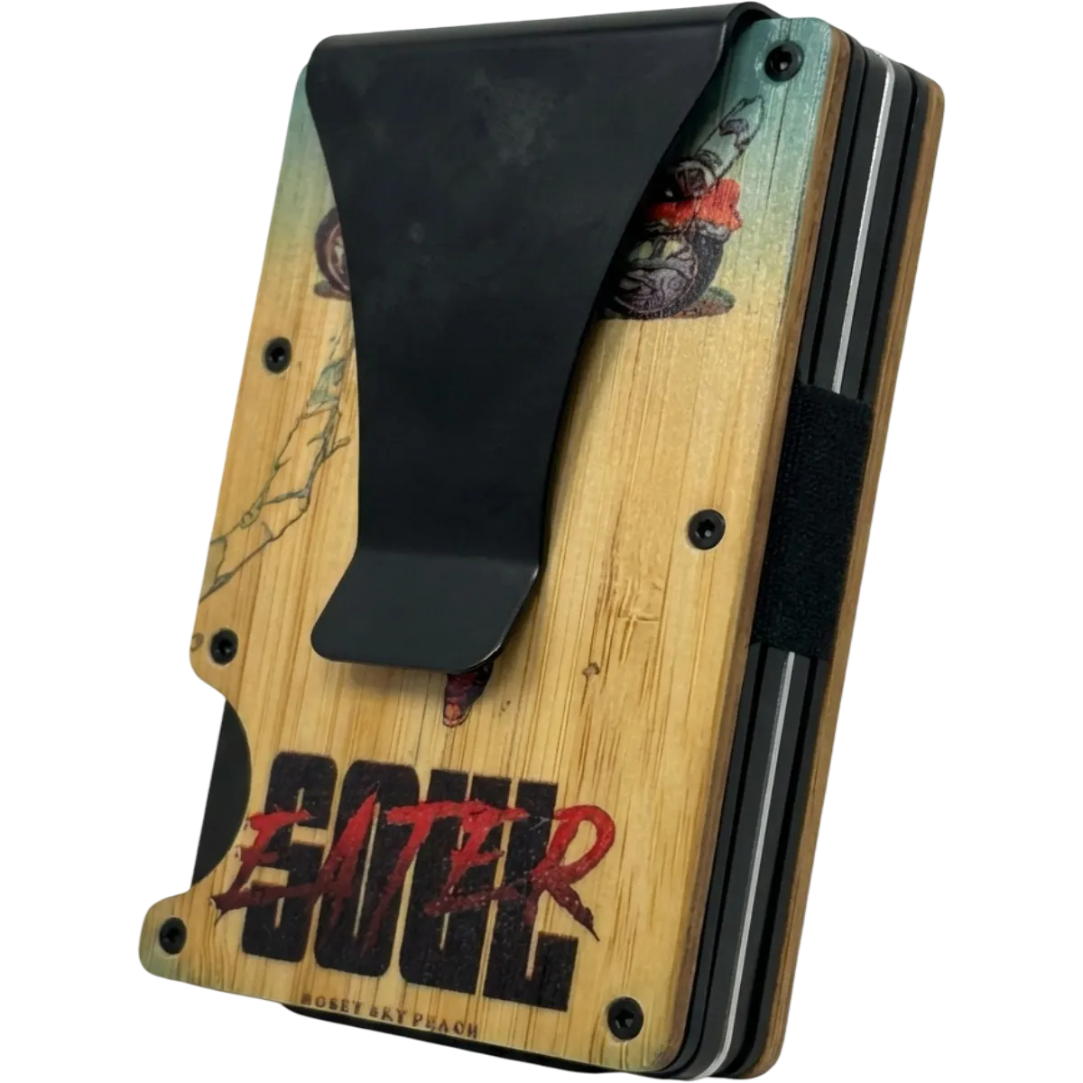 Soul Eater X Akira Bamboo RFID Wallet - Slim Card Holder