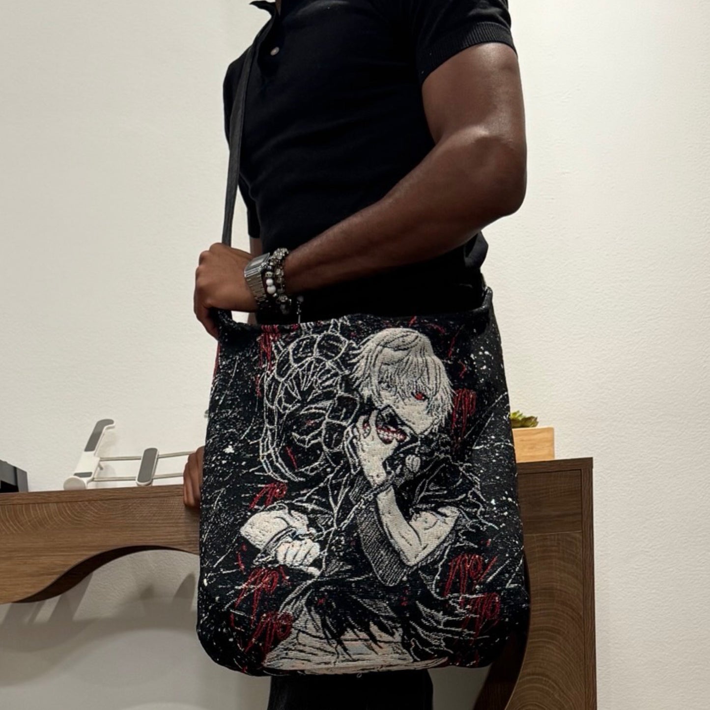 Kaneki Ken Tapestry Tote Bag
