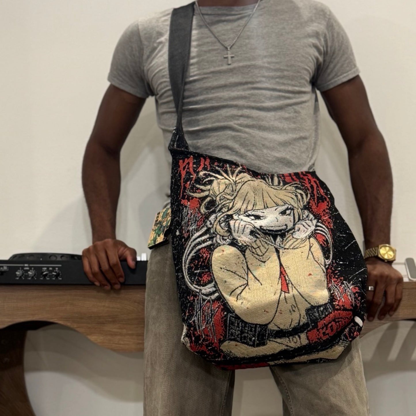Toga Tapestry Tote Bag