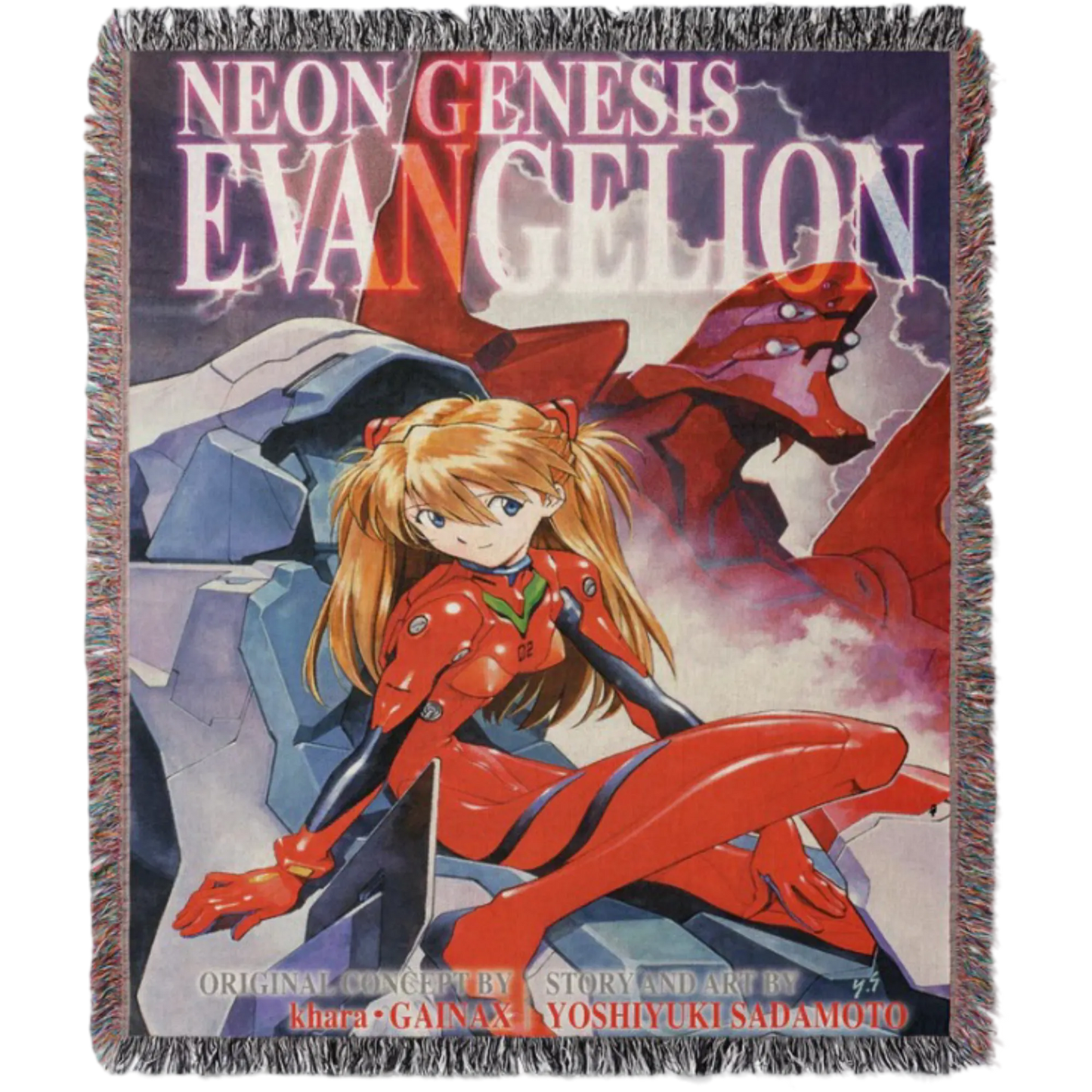 Evangelion Hand Woven Tapestry, Blanket, Rug