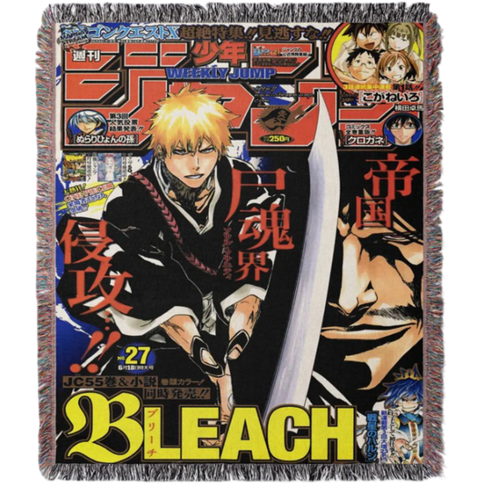 Ichigo Kurosaki Hand Woven Tapestry, Blanket, Rug