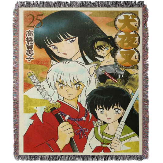 Inuyasha Hand Woven Tapestry, Blanket, Rug