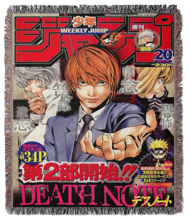 Light Yagami Hand Woven Tapestry, Blanket, Rug