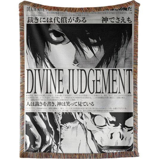 L and Ryuk Woven Tapestry, Blanket, Rug