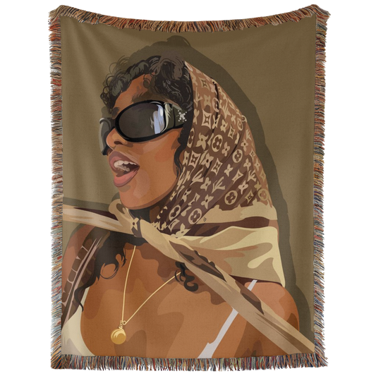 Louis Scarf Hand Woven Tapestry, Blanket, Rug