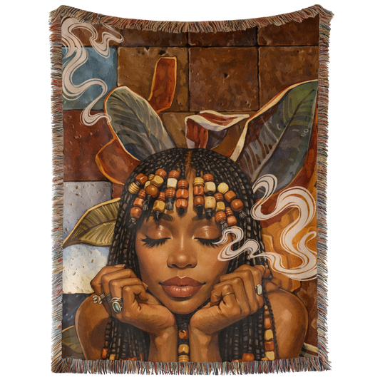 SZA Beads Hand Woven Tapestry, Blanket, Rug