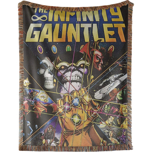 Thanos Infinity Wars Hand Woven Cozy Rug | Manga Tapestry Throw | Suitable As Blanket