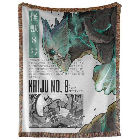 Kaiju No. 8 Woven Tapestry, Blanket, Rug