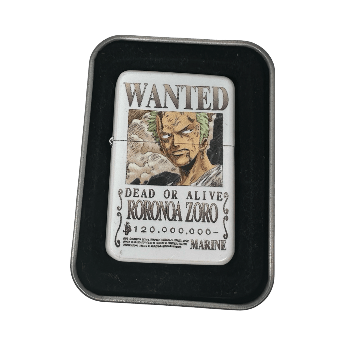 Zorro Wanted Poster Lighter