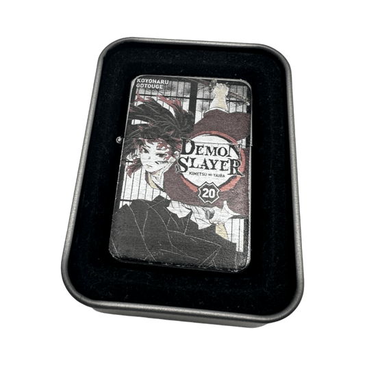 Demon Slayer Manga Covers Anime Flip Top Lighters - spicedanime