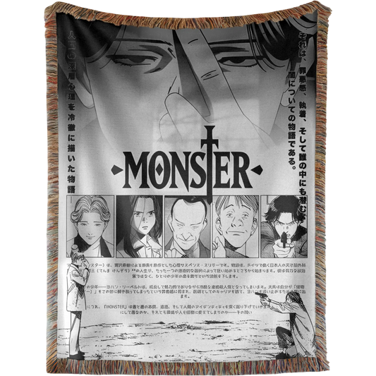 Monster Hand Woven Tapestry, Blanket, Rug