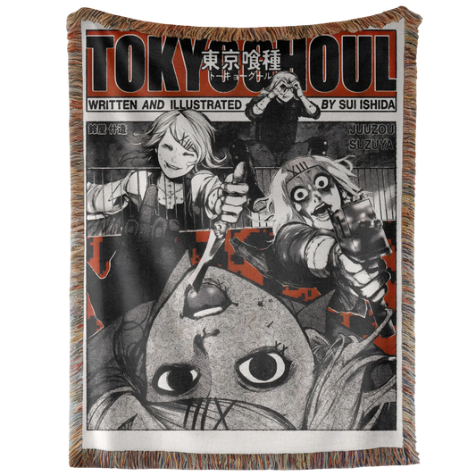 Juuzou Suzuya Hand Woven Tapestry, Blanket, Rug