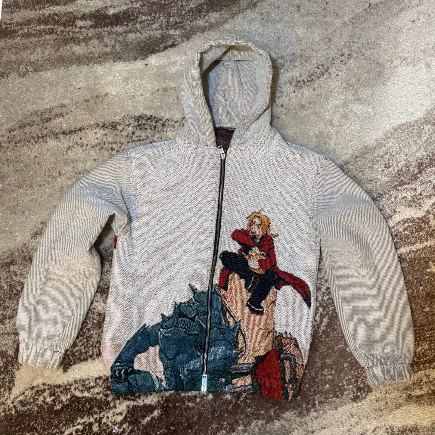 FMA Edward & Alphonse Full-Body Tapestry Hoodie