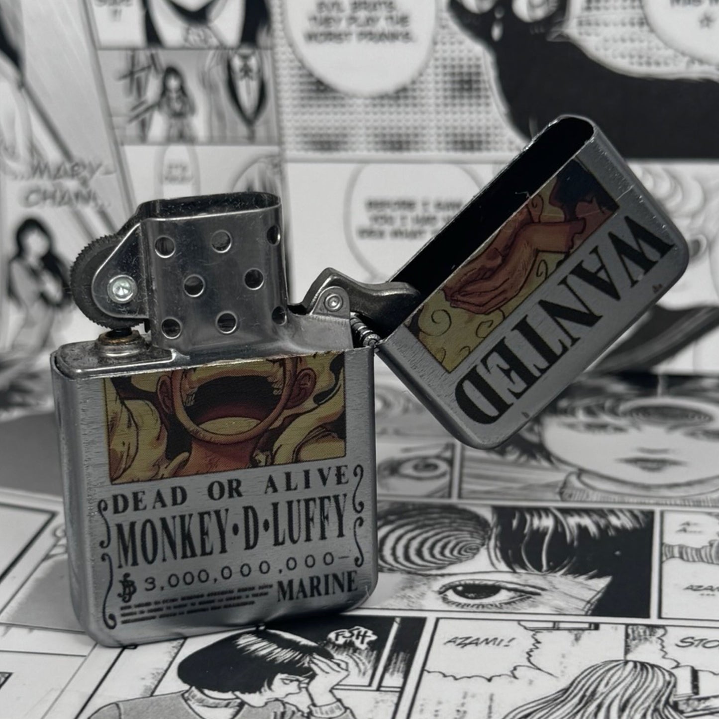 Luffy Wanted Poster Lighter