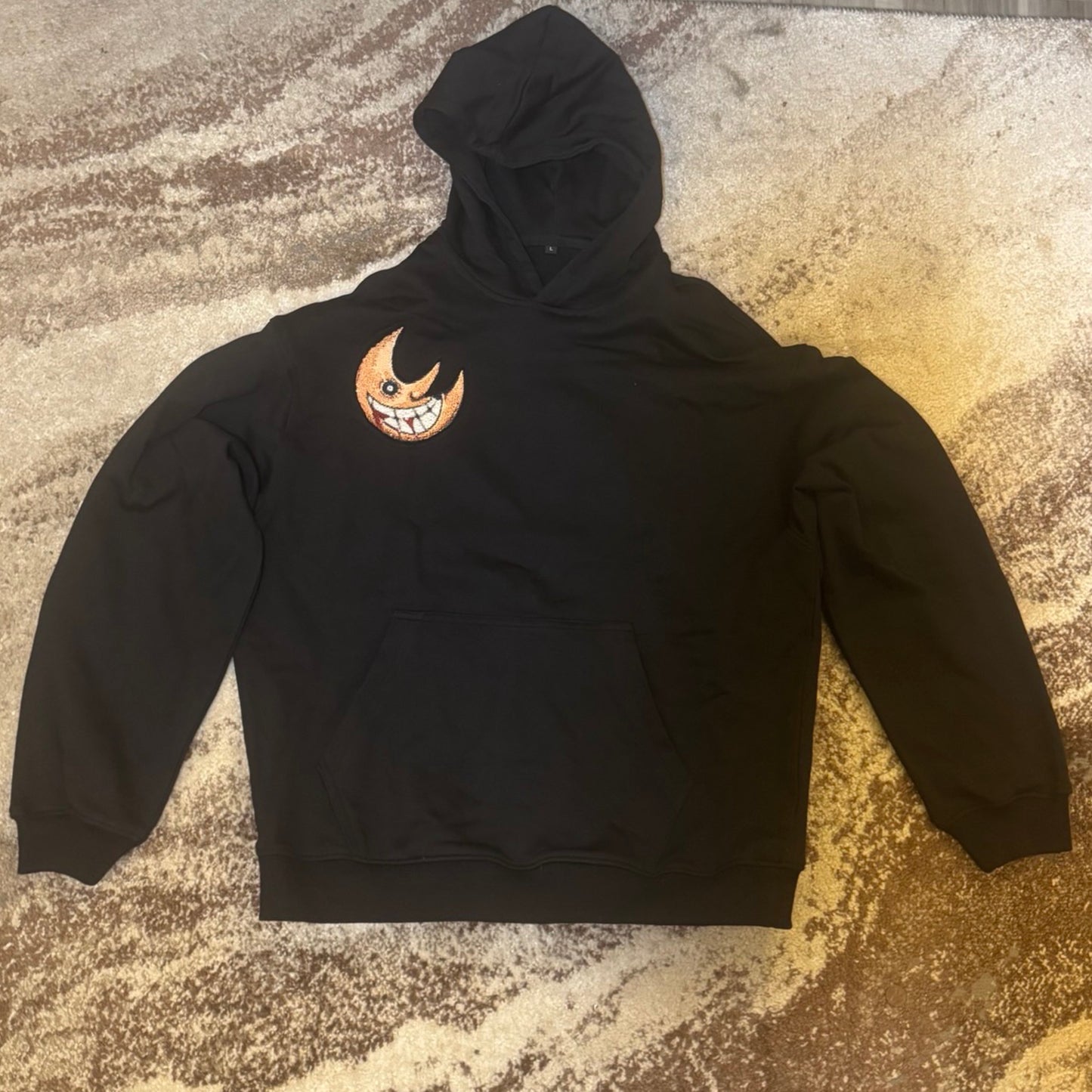 Soul Eater Patchwork Hoodie – Back Tapestry Art