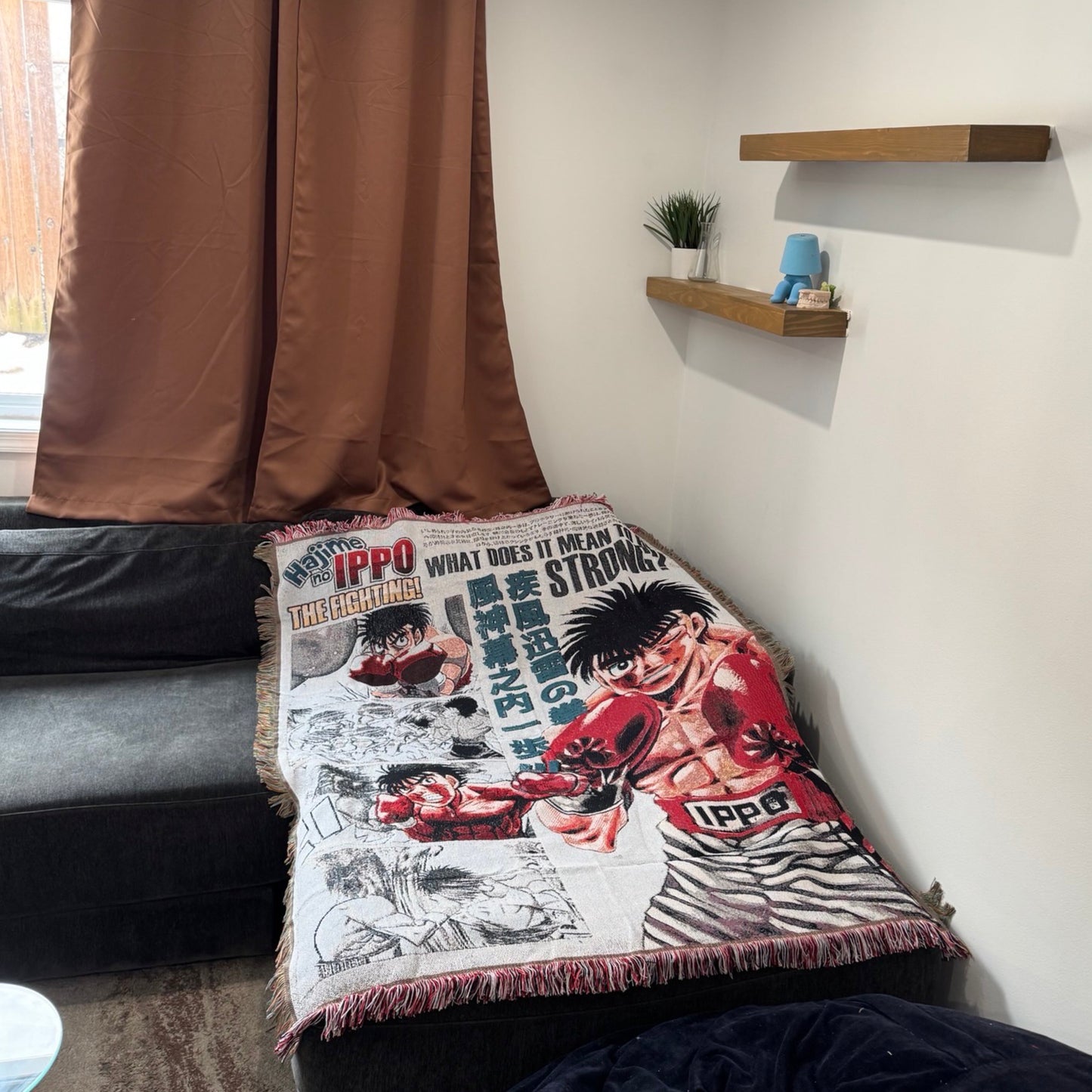 Hajime No Ippo Woven Tapestry, Blanket, Rug