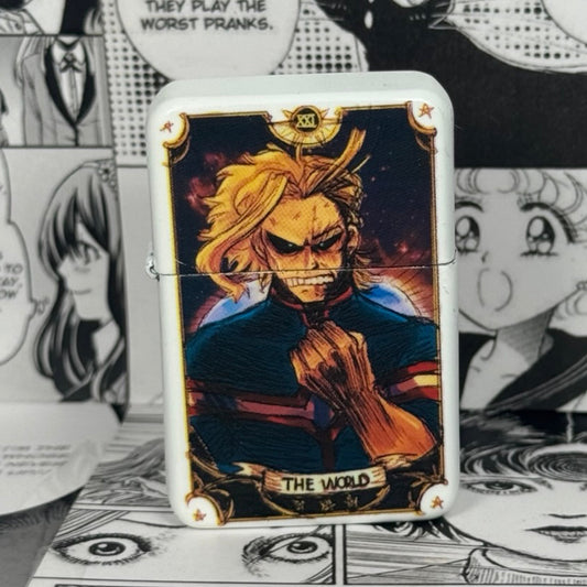 All Might The World Tarot Lighter