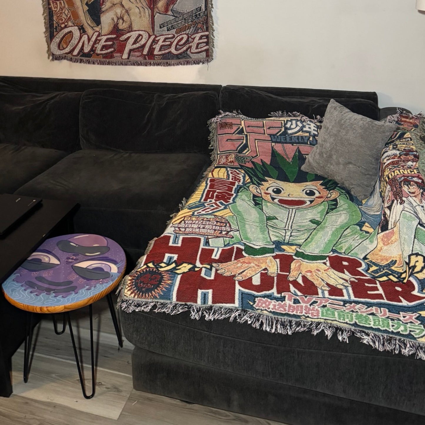Gon Freeces Hand Woven Tapestry, Blanket, Rug