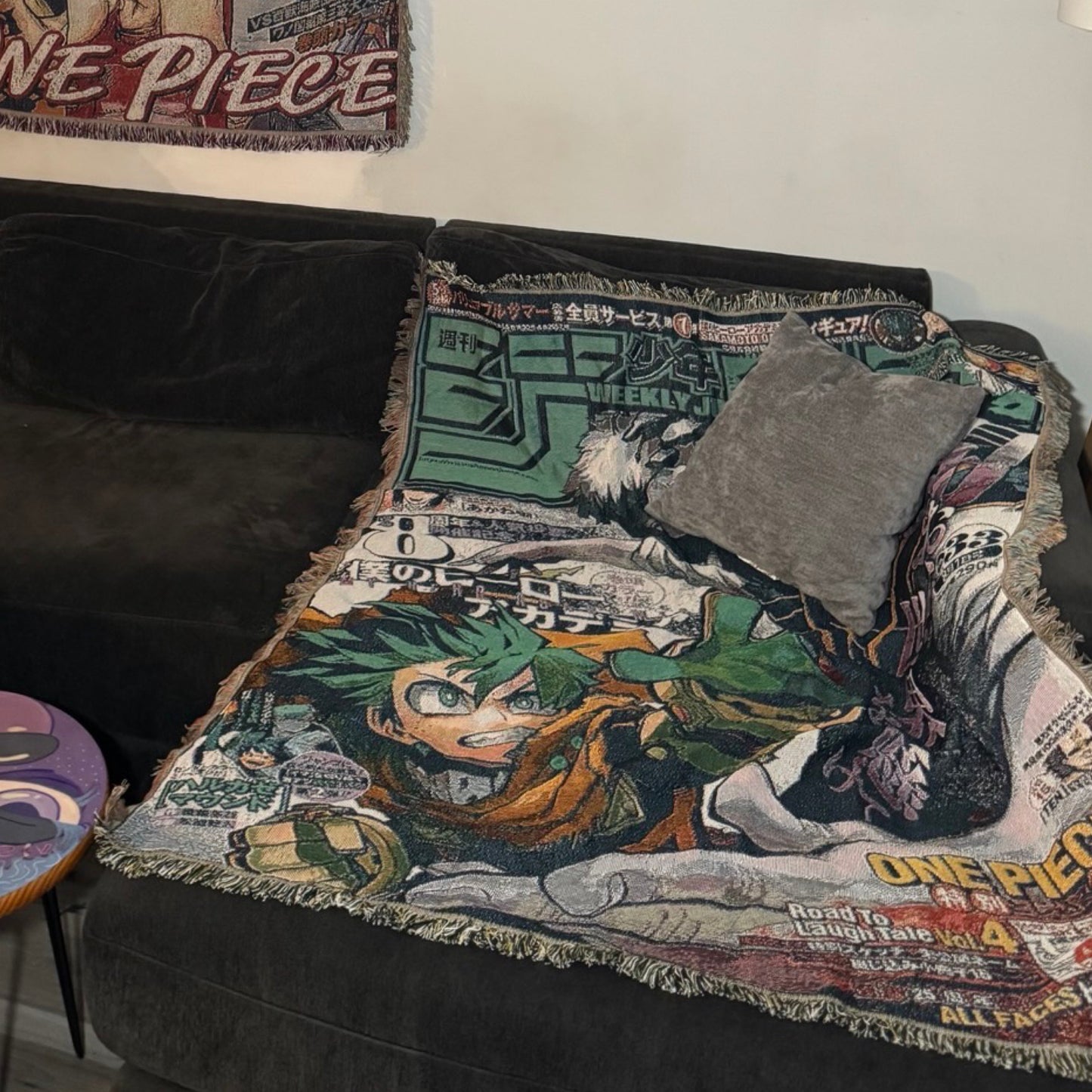 Deku & Shigaraki Hand Woven Tapestry, Blanket, Rug