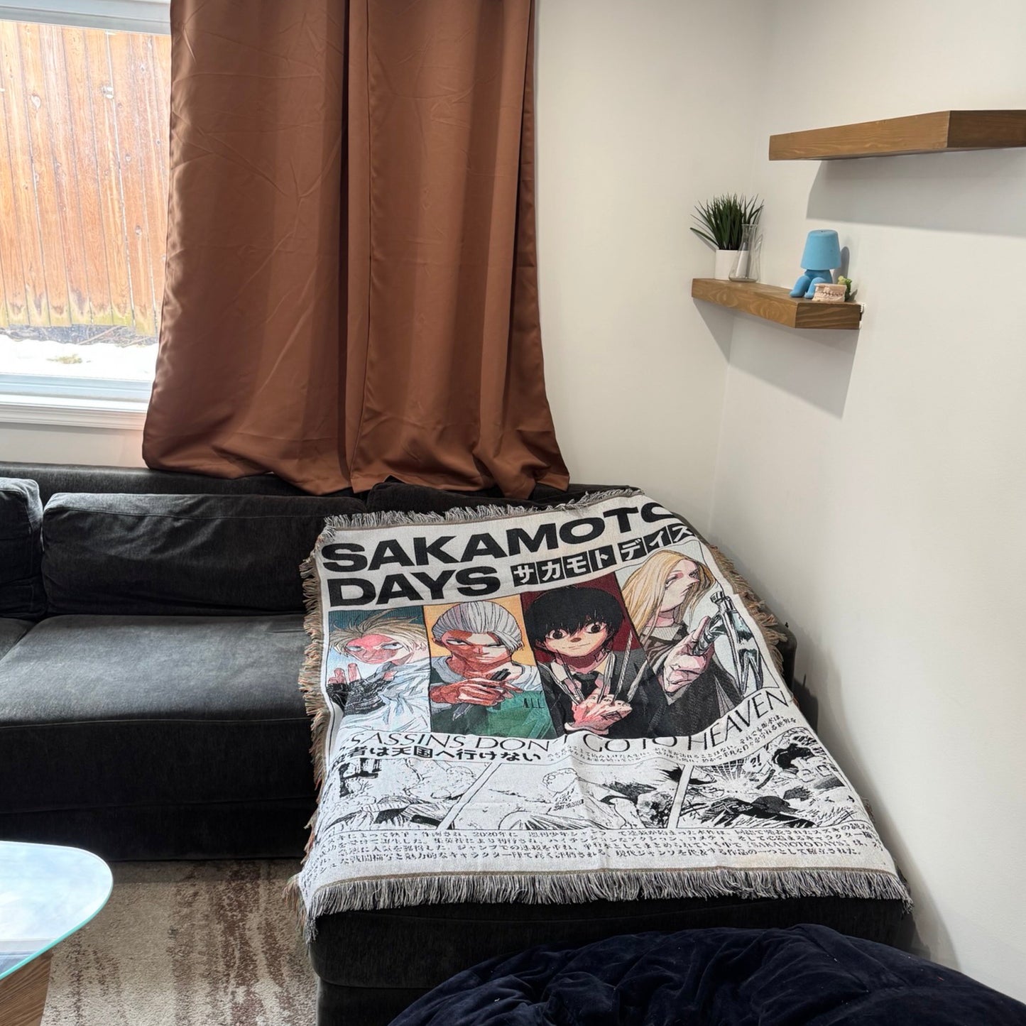 Sakamoto Days Woven Tapestry, Blanket, Rug