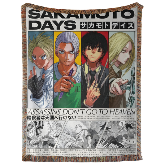 Sakamoto Days Woven Tapestry, Blanket, Rug