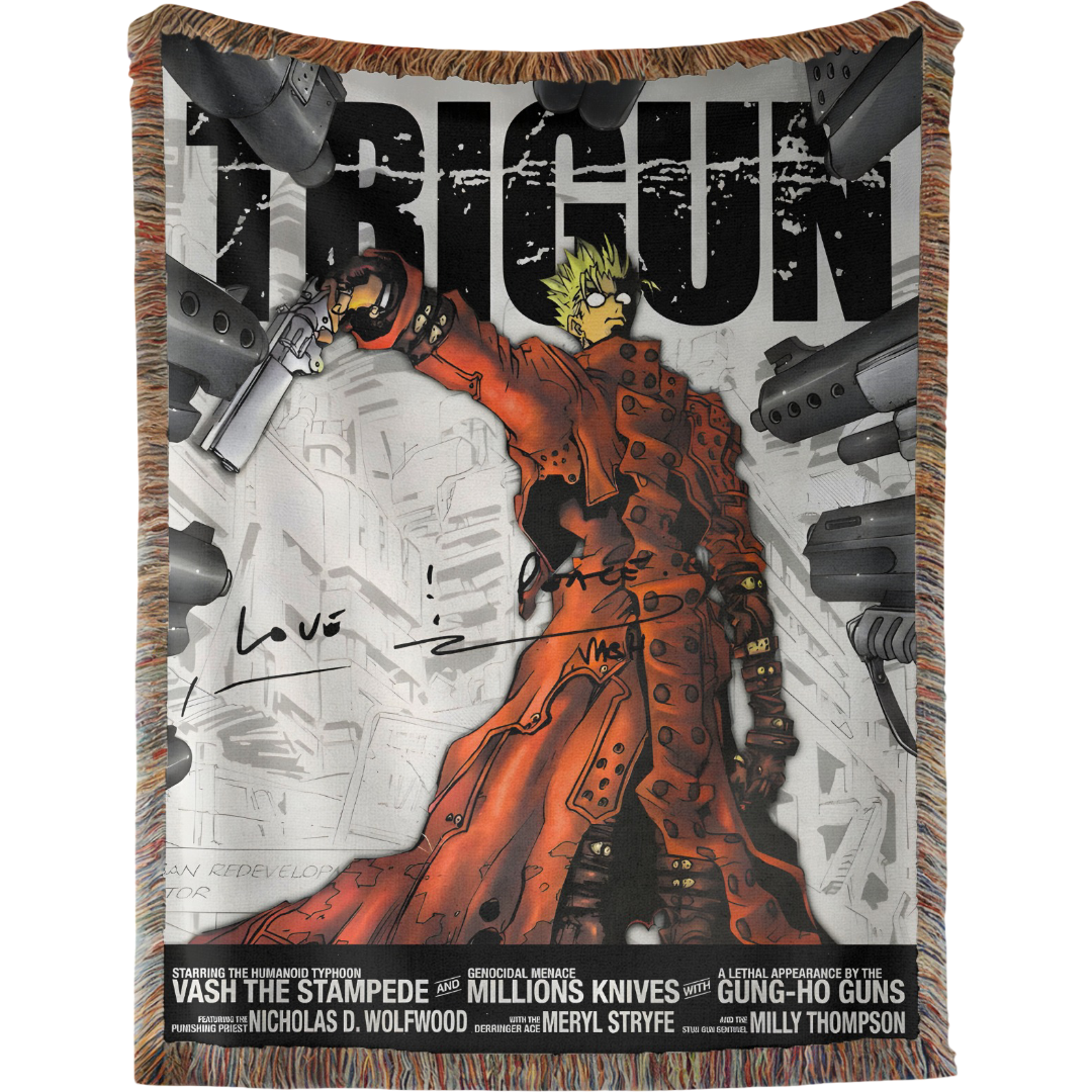 Vash the Stampede Woven Tapestry, Blanket, Rug